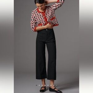 Anthropologie Maeve The Colette Crop Wide-Leg Pant